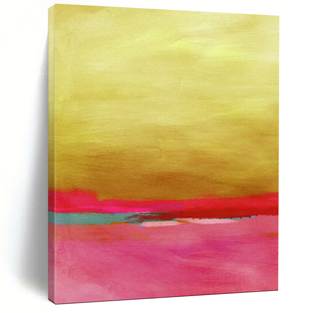 Dreamy & Soft Abstract Canvas Art for Dining Room & Hotel LargeART2023