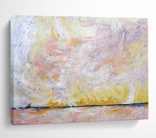 Grand Abstract Hand - Painted Canvas for Dining Room & Office DKH564