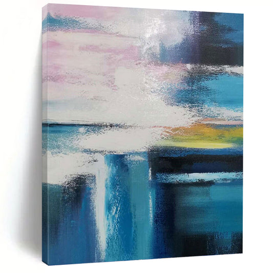 Colossal Hand - Painted Textured Abstract Art for Shopping Mall & Department Store DKH1232