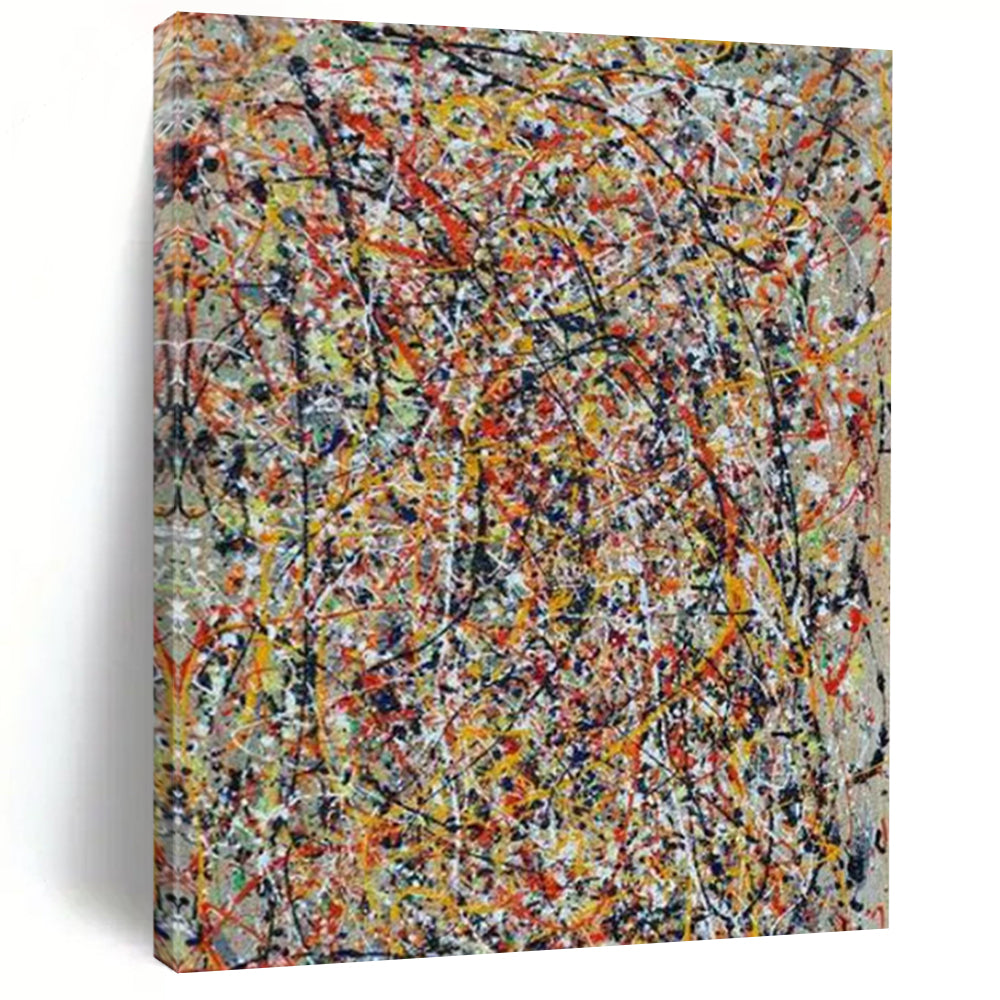 Oversized Hand-Painted Abstract Wall Art for Bar & Entryway LargeART2345
