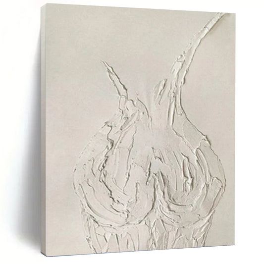 Oversized Custom Textured Hand - Painted Abstract Mural for Hallway & Entryway DKH0990