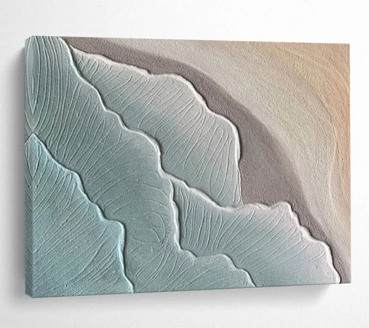 Giant-Format Hand-Painted Abstract Wall Art for Entryway & Living Room LargeART1525