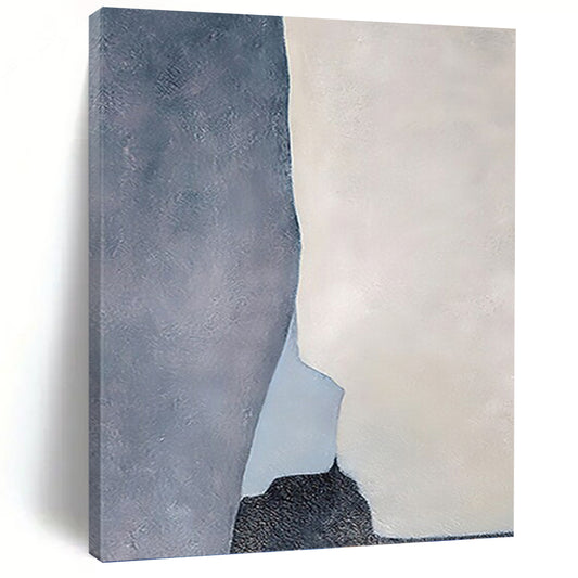 Titanic - Scale Vertical Hand - Painted Custom Abstract Saga (with Layered Textures), for Bedroom and Living Room DKH1539