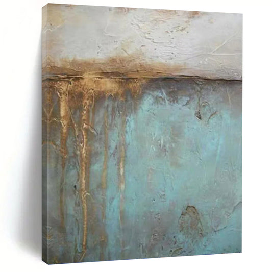 Immense Hand - Painted Textured Abstract Canvas for Office & Entryway DKH1191