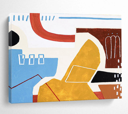Giant Hand - Painted Abstract Wall Mural for Entryway & Bedroom DKH566