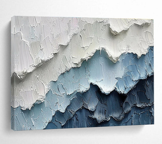 Tailored Oversized Abstract Canvas for Community Garden Pavilion DKH049