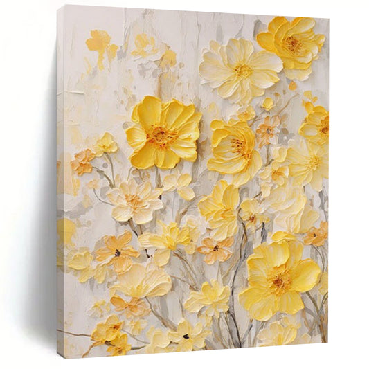 Handmade Large-Scale Abstract Paintings: Textured Beauty for Dining Room & Office DTP289