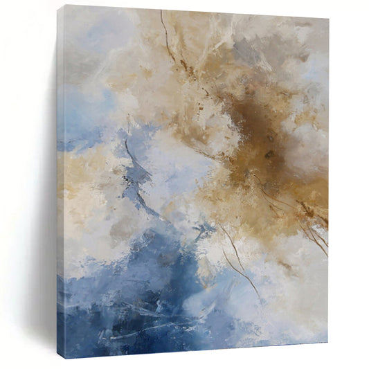 Massive Custom - Textured Hand - Painted Abstract Wall Decor for Living Room & Hotel Lobby DKH1020