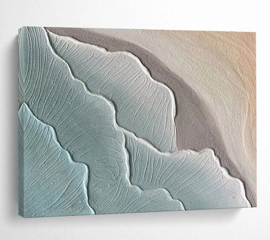 Large - Sized Hand - Painted Textured Abstract Wall Decor for Bar & Office DKH579