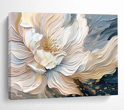 Immense Textured Hand - Painted Abstract Artwork for Artistic Focal Points DKH703