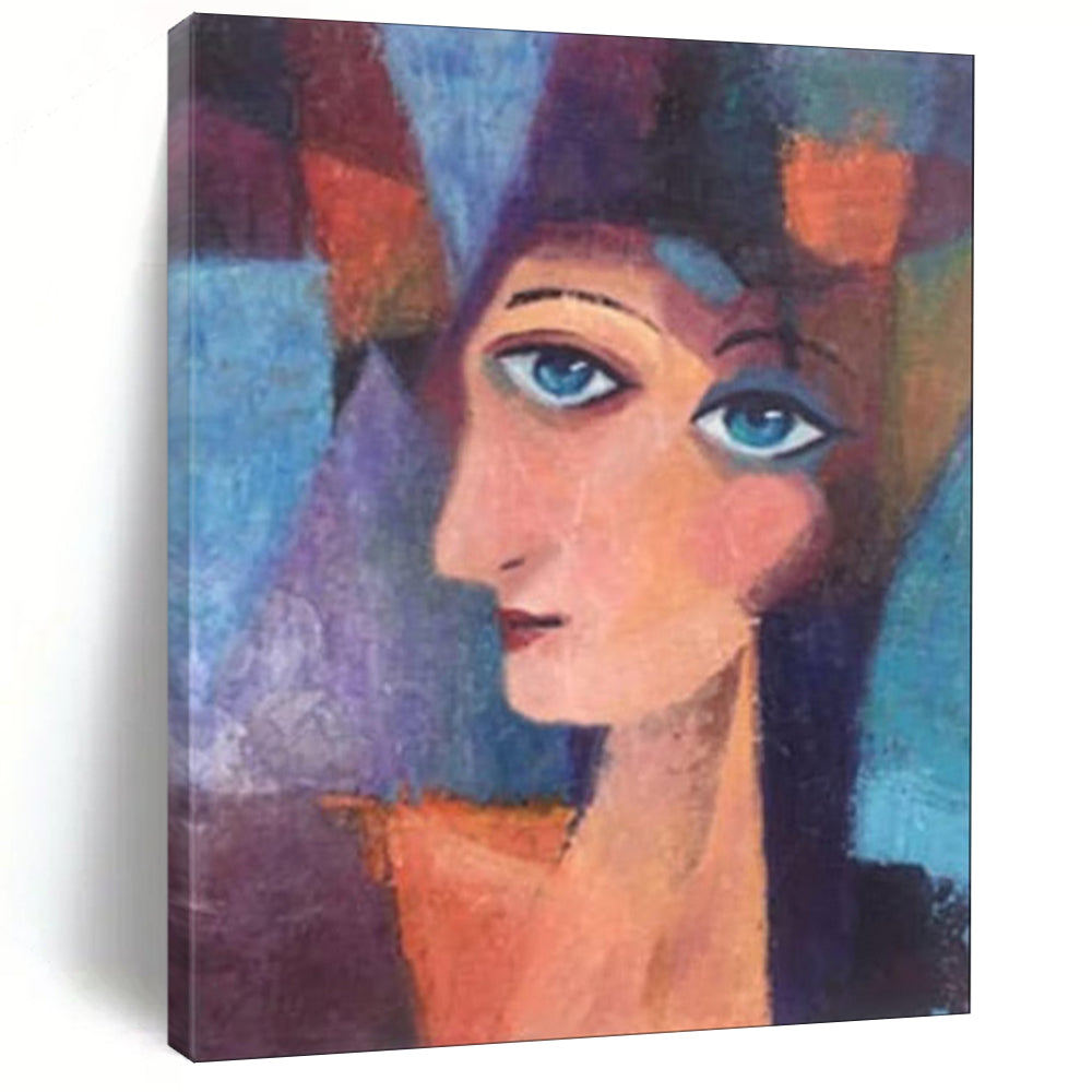Dreamy & Soft Hand-Painted Custom Abstract Painting for Dining Room & Hotel LargeART1997