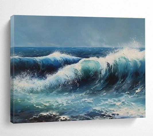 “Innovative Echoes” Vast Abstract Painting for Office & Bar DKH324