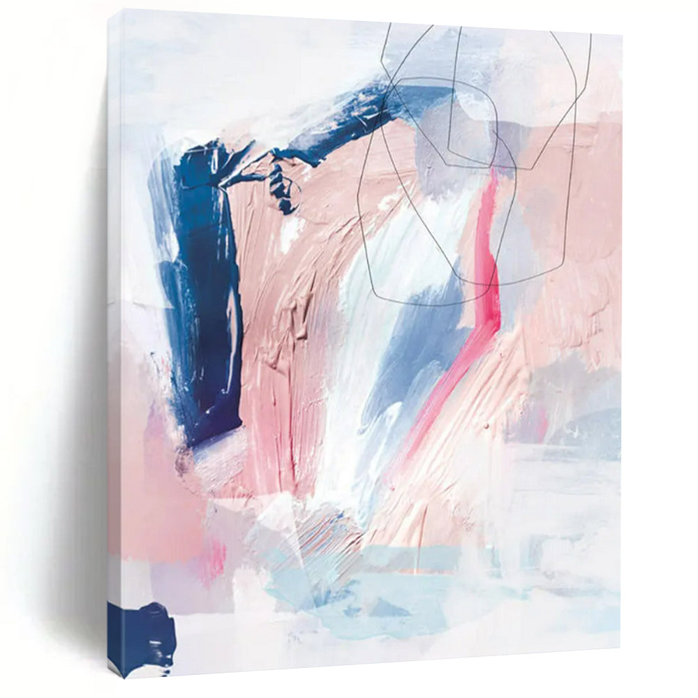 Massive-Sized Hand-Painted Abstract Artwork for Dining Room & Bar LargeART2311