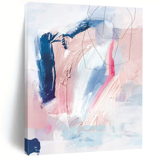 Massive-Sized Hand-Painted Abstract Artwork for Dining Room & Bar LargeART2311