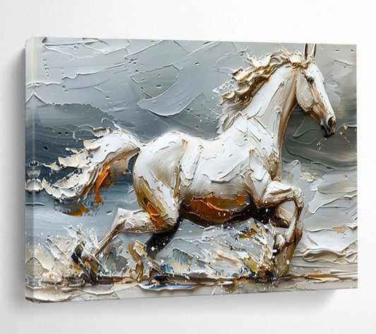Grand Original Textured Hand - Crafted Abstract Artwork for Prestigious Interiors DKH812