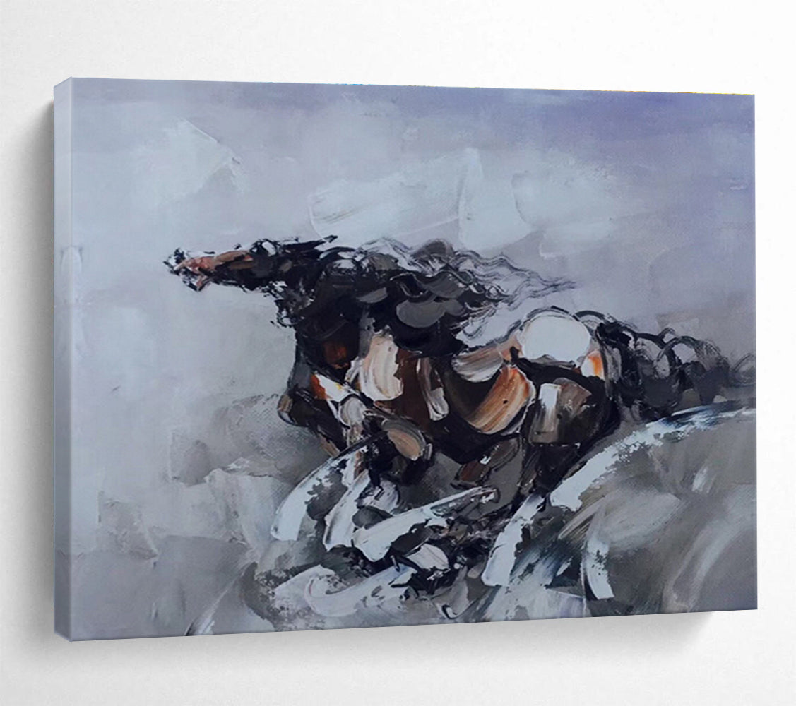 “Graceful Impressions” Colossal Abstract Painting for Office & Hallway DKH306