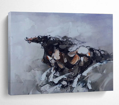 “Graceful Impressions” Colossal Abstract Painting for Office & Hallway DKH306