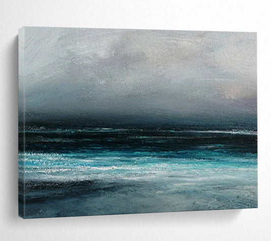 Moody Sea & Sky - Dramatic Living Room Drama DLZ035