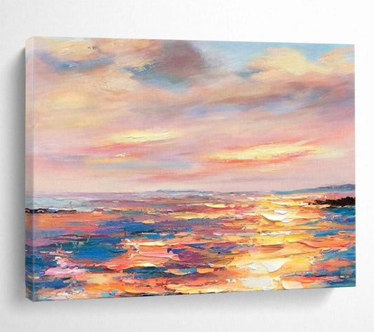 Alluring Oversized Abstract Painting for Hotel Lobby & Hallway LargeART1736