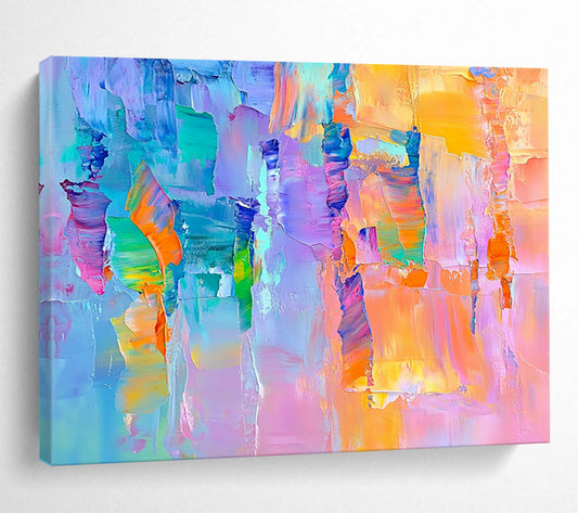 “Vibrant Color Blocks” - Purple, Orange, Teal, Abstract Color Blocks HB1138