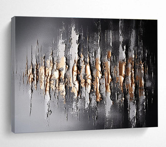 Custom - Designed Oversized Abstract Canvas for Event Exhibition DKH041
