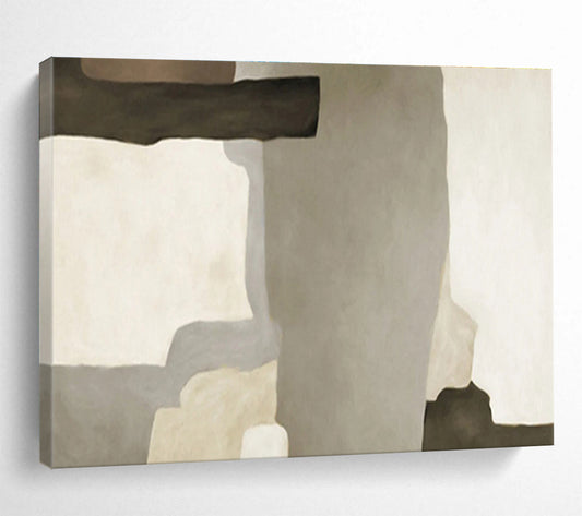 Exquisite Hand - Painted Textured Abstract Painting for Bedroom & Hallway DKH607