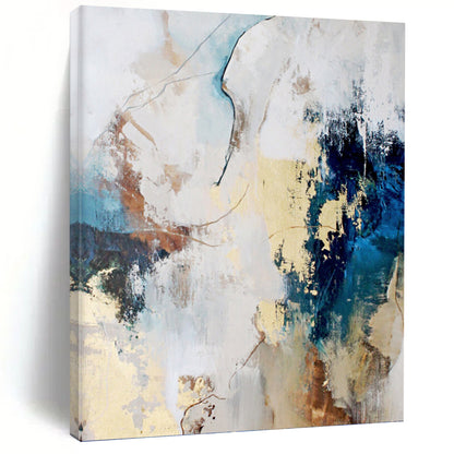 Immense Custom - Textured Hand - Painted Abstract Art for Hallway & Dining Room DKH1018