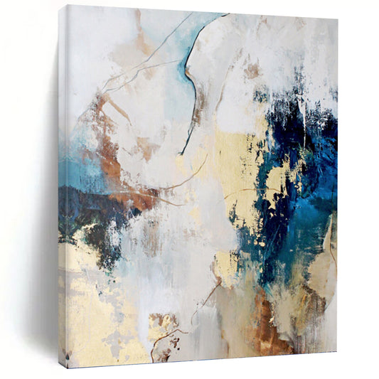 Immense Custom - Textured Hand - Painted Abstract Art for Hallway & Dining Room DKH1018