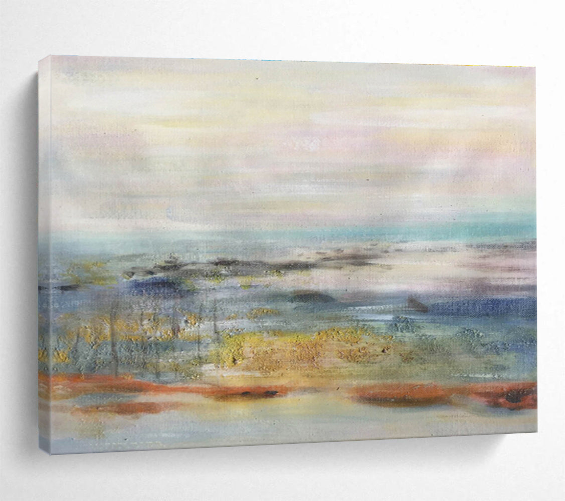 “Serene Horizons” Large - Sized Abstract Painting for Office & Bedroom DKH300