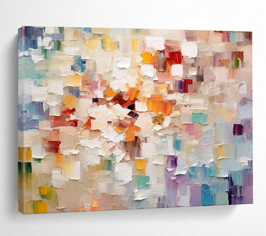 Graceful Original Hand - Crafted Textured Large Abstract Wall Mural for Elegant Ambiance DKH862