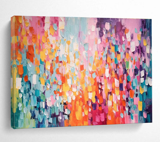 Daring Original Giant Textured Hand - Painted Abstract Wall Art for Bold Decor Statements DKH860