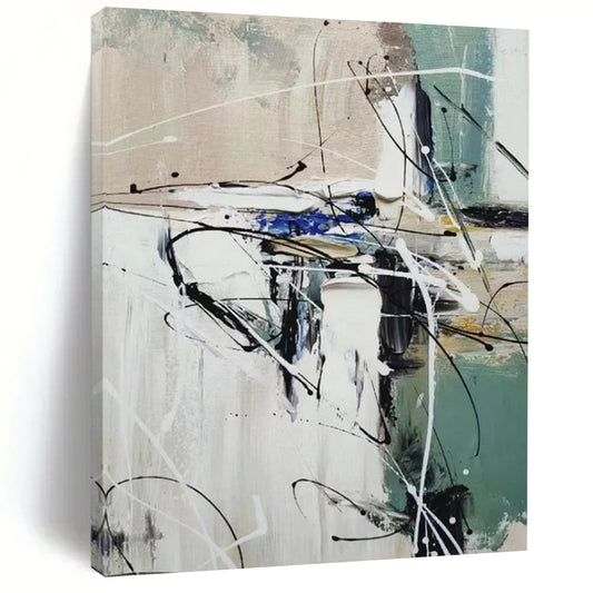 Grandiose Hand-Painted Abstract Art for Entryway & Hallway LargeART2297