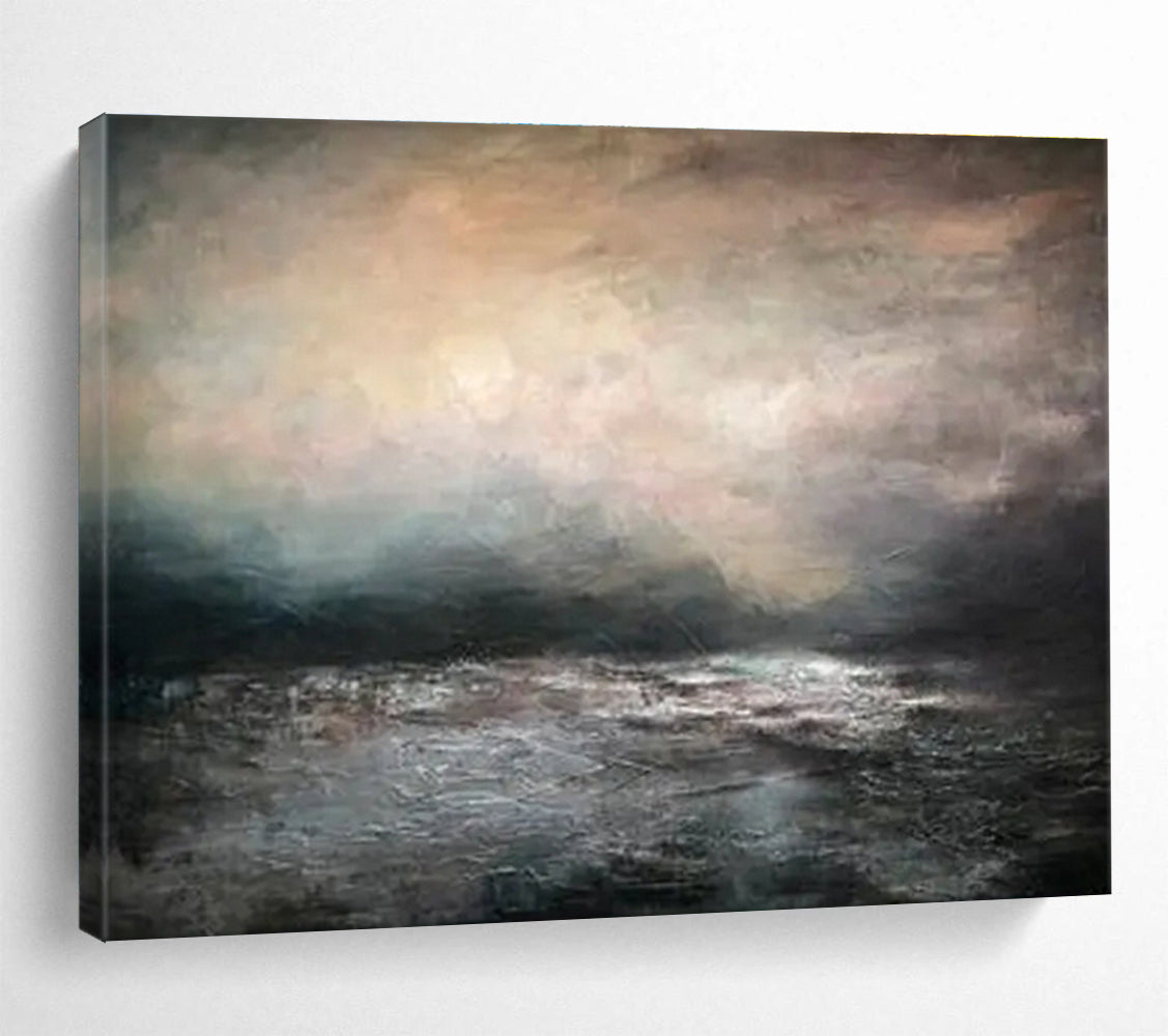 Immense Handmade Textured Abstract Painting for Sophisticated Interiors DKH769