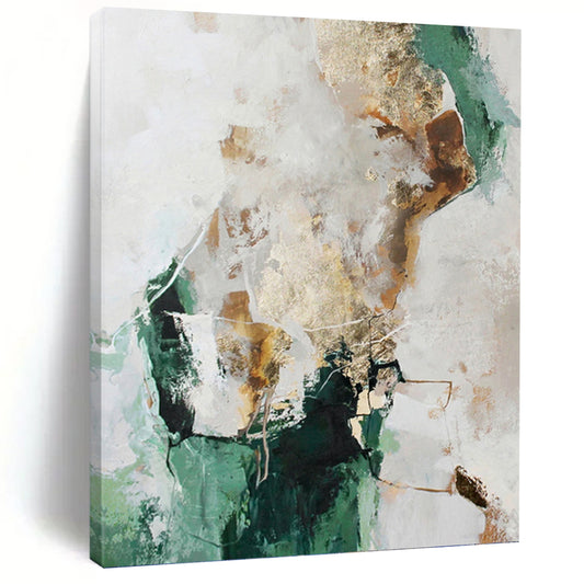 Custom - Designed Hand - Painted Textured Abstract Canvas for Bedroom & Office DKH1008