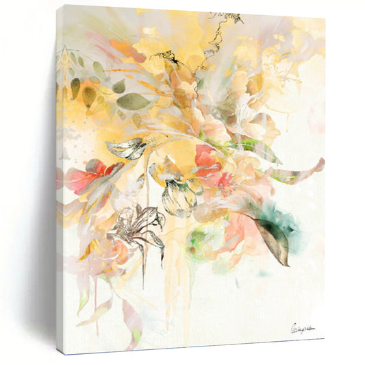 Stunning Large - Format Textured Canvas Abstract for Hallway & Dining Room DKH1087