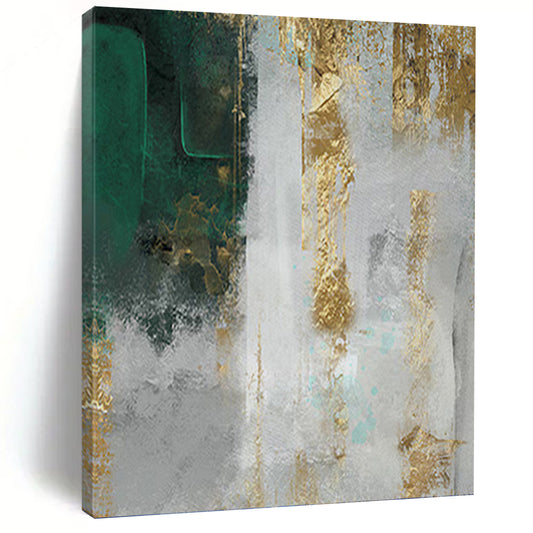 Supersized - Format Hand - Painted Textured Custom Abstract Madrigal, for Living Room and Entryway DKH1518