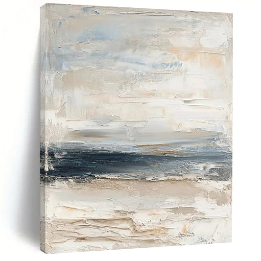 Big-Size Handmade Abstract Artworks: Textured Wonders for Living Room & Office DTP298
