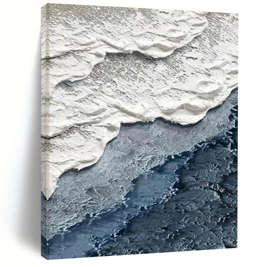 Hand-Painted Large Custom Abstract Paintings: Textured Styles for Dining Room & Bar DTP325