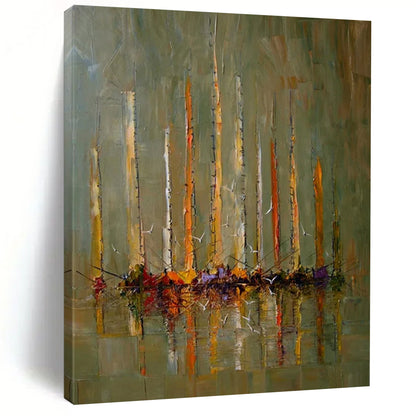 Custom Abstract Art: Big Sizes, Textured Styles for Living Room & Office DTP330