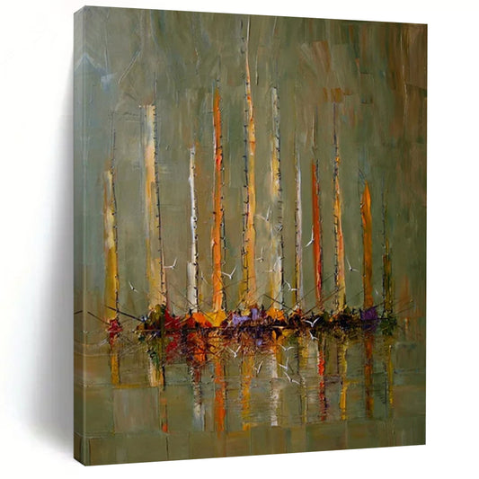 Custom Abstract Art: Big Sizes, Textured Styles for Living Room & Office DTP330