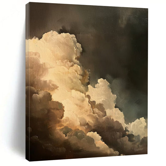 Grandiose Hand - Painted Textured Custom Abstract Artwork for Bar and Hotel DTP014