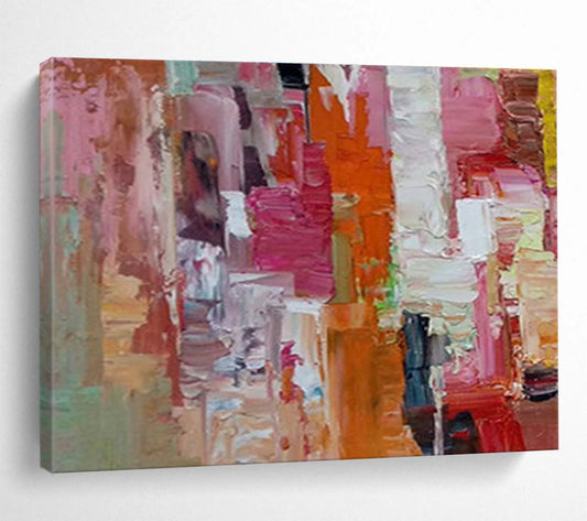 Large - Sized Abstract Canvas for Bedroom & Dining Room DKH375