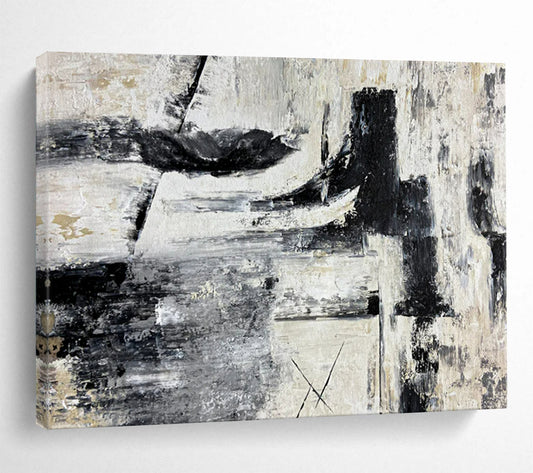 Striking Giant Abstract Painting for Hallway & Bar LargeART1692