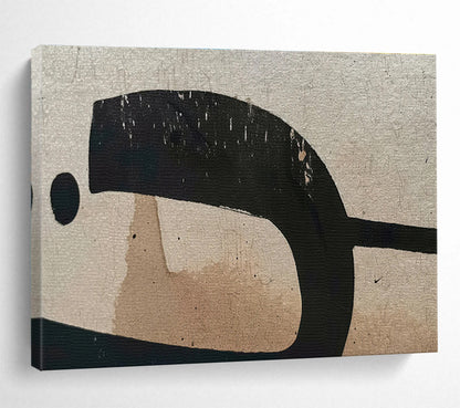 Oversized Hand - Painted Textured Abstract Wall Decor for Hallway & Living Room DKH587