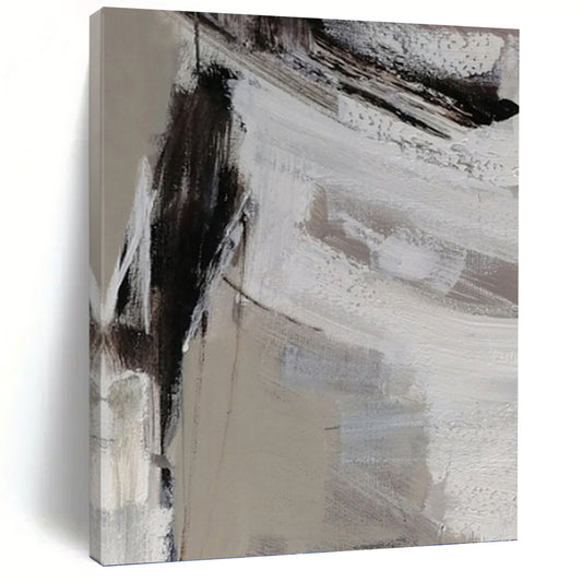 Graceful Hand - Painted Textured Abstract Painting for Dining Room & Bar DKH1304