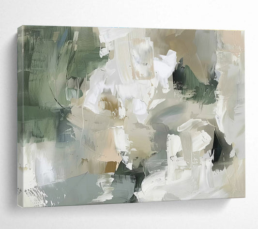 “Elegant Abstraction” Large - Sized Abstract Canvas for Bedroom & Dining Room DKH235