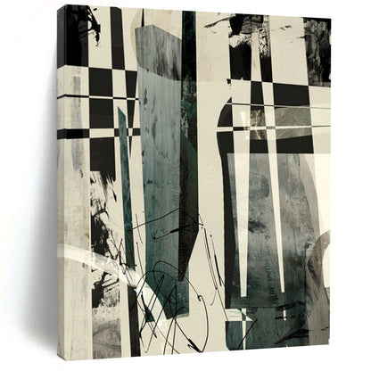 Large Custom Abstract Paintings: Textured Masterpieces for Living Room & Hallway DTP218