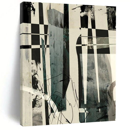 Large Custom Abstract Paintings: Textured Masterpieces for Living Room & Hallway DTP218