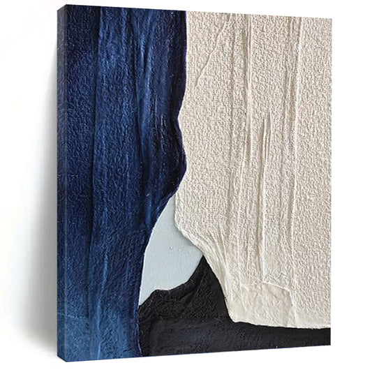 Extra - Colossal Vertical Hand - Painted Custom Abstract Rondo (with Unique Textures), for Bar and Hallway DKH1547