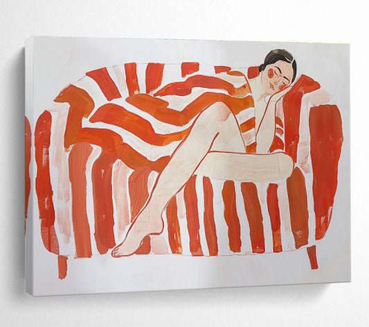 “Enchanted Echoes” Grand Abstract Mural for Hallway & Bedroom DKH226